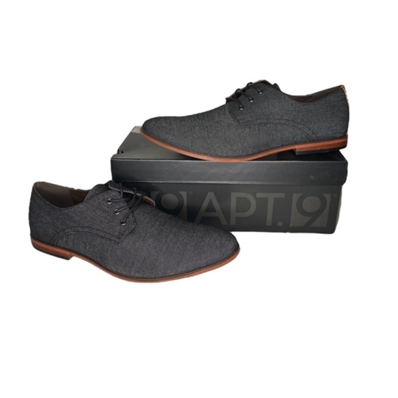 Apt. 9 Zayden Denim Lace-Up Derbys (Size: 13, Color: Black) - Picture 1 of 7